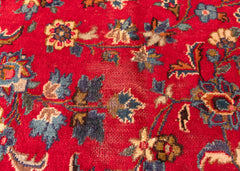 Vintage Mashad Hand-Knotted Wool Persian Rug (Size: 295 X 375 CM)