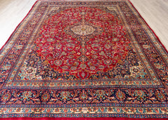 Vintage Kashmar Hand-Knotted Wool Persian Rug (Size: 285 X 390 CM)