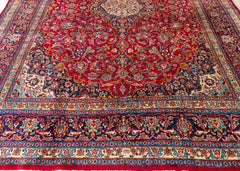 Vintage Kashmar Hand-Knotted Wool Persian Rug (Size: 285 X 390 CM)