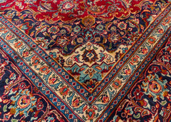 Vintage Kashmar Hand-Knotted Wool Persian Rug (Size: 285 X 390 CM)