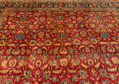 Vintage Moud Hand-Knotted Wool Persian Rug (Size: 295 X 380 CM)