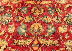 Vintage Moud Hand-Knotted Wool Persian Rug (Size: 295 X 380 CM)