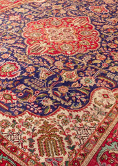 Vintage Tabriz Hand-Knotted Wool Persian Rug (Size: 300 X 385 CM)