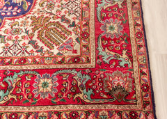 Vintage Tabriz Hand-Knotted Wool Persian Rug (Size: 300 X 385 CM)