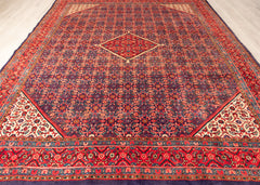 Vintage Mahal Hand-Knotted Wool Persian Rug (Size: 290 X 410 CM)