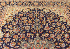 Vintage Esfahan Hand-Knotted Wool Persian Rug (Size: 300 X 405 CM)