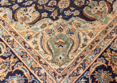 Vintage Esfahan Hand-Knotted Wool Persian Rug (Size: 300 X 405 CM)