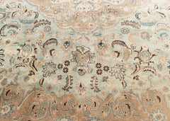 Vintage Nain Hand-Knotted Wool Persian Rug (Size: 300 X 390 CM)