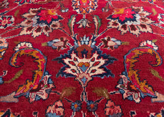 Vintage Mashad Hand-Knotted Wool Persian Rug (Size: 300 X 340 CM)