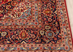 Vintage Kashan Hand-Knotted Wool Persian Rug (Size: 295 X 410 CM)