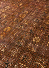 Vintage Tabriz Hand-Knotted Wool Persian Rug (Size: 280 X 380 CM)