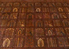 Vintage Tabriz Hand-Knotted Wool Persian Rug (Size: 280 X 380 CM)