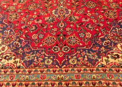 Vintage Kashan Hand-Knotted Wool Persian Rug (Size: 290 X 425 CM)