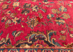 Signed Vintage Mashad Hand-Knotted Wool Persian Rug (Size: 300 X 380 CM)
