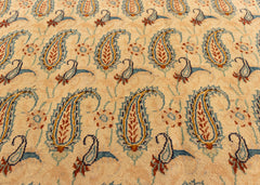 Vintage Kashan Hand-Knotted Wool Persian Rug (Size: 300 X 390 CM)