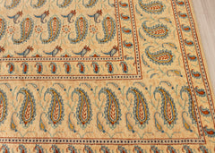 Vintage Kashan Hand-Knotted Wool Persian Rug (Size: 300 X 390 CM)