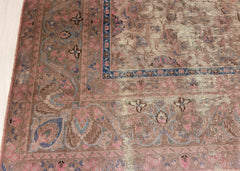 Vintage Overdyed Sabzevar Hand-Knotted Wool Persian Rug (Size: 280 X 370 CM)