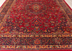 Vintage Yazd Hand-Knotted Wool Persian Rug (Size: 300 X 380 CM)