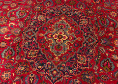Vintage Yazd Hand-Knotted Wool Persian Rug (Size: 300 X 380 CM)