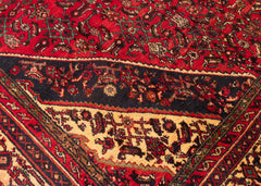 Vintage Hamadan Hand-Knotted Wool Persian Rug (Size: 255 X 350 CM)