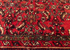 Vintage Hamadan Hand-Knotted Wool Persian Rug (Size: 255 X 350 CM)