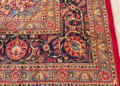 Vintage Yazd Hand-Knotted Wool Persian Rug (Size: 285 X 380 CM)