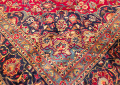 Vintage Yazd Hand-Knotted Wool Persian Rug (Size: 285 X 380 CM)