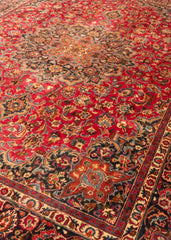 Vintage Khorasan Hand-Knotted Wool Persian Rug (Size: 295 X 390 CM)