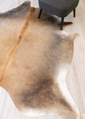 (Rare) Gris Tan Cowhide Rug (Size: 230 x 200 CM) CHR2176