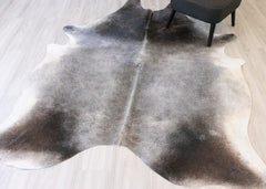 (Rare) Grey Cowhide Rug (Size: 230 X 200 CM) CHR2182