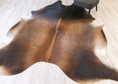 Reddish Cowhide Rug (Size: 290 X 240 CM) CHR2188