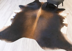 Reddish Cowhide Rug (Size: 260 X 220 CM) CHR2190