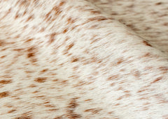 Salt Pepper Brown & White Cowhide Rug