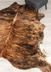 Medium Brindle Cowhide Rug (Size: 230 X 190 CM)