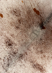 Salt Pepper Brown & White Cowhide Rug (Size: 230 X 210 CM)