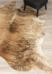 Light Brindle Cowhide Rug (Size: 220 X 200 CM)