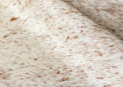 Salt Pepper Brown & White Cowhide Rug (Size: 240 X 200 CM)