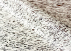 Salt Pepper Tri-Color Cowhide Rug (Size: 240 X 190 CM)