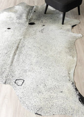 Salt Pepper Black & White Cowhide Rug (Size: 240 X 200 CM)