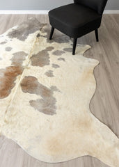 Grey Cowhide Rug (Size: 240 X 210 CM)