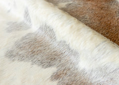 Grey Cowhide Rug (Size: 240 X 210 CM)
