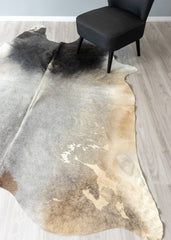 Grey Cowhide Rug (Size: 260 X 220 CM)