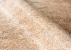 Light Brindle Cowhide Rug (Size: 210 X 210 CM)