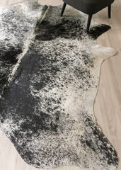 Salt Pepper Black & White Cowhide Rug (Size: 250 X 220 CM) CHR2445