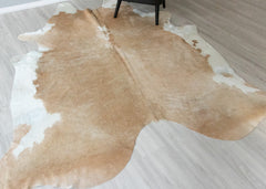 (Rare) Palomino Cowhide Rug (Size: 260 X 220 CM) CHR2459