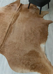 Natural Brown Cowhide Rug (Size: 260 X 220 CM) CHR2462