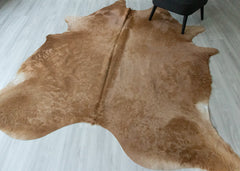 Natural Brown Cowhide Rug (Size: 260 X 220 CM) CHR2462