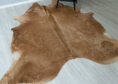 Natural Brown Cowhide Rug (Size: 260 X 220 CM) CHR2462