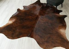 Dark Brindle Cowhide Rug (Size: 270 X 210 CM) CHR2464