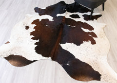 Reddish Cowhide Rug (Size: 210 X 190 CM) CHR2096